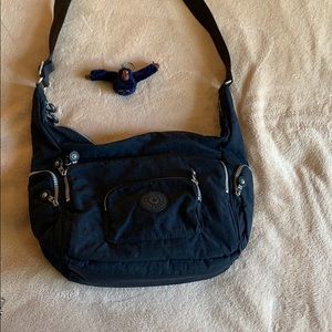 Kipling Navy Blue Europa Crossbody Bag